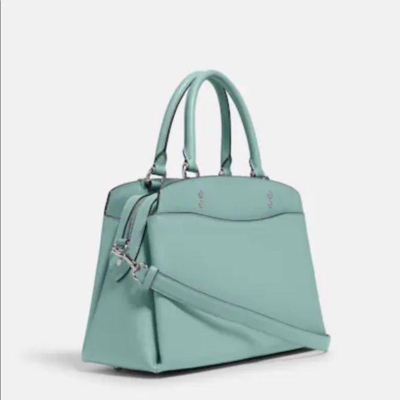 Silver/Light Teal Lillie Coach bag - Gorgeous NWT 🤩 - Can be worn as Crossbody - Picture 3 of 7